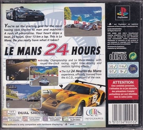 Le Mans 24 Hours - PS2 (B Grade) (Genbrug)